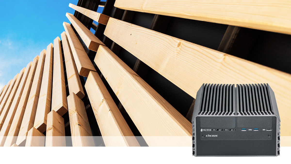 Cincoze DS-1202 Advances Large Wood Sawmill Automation