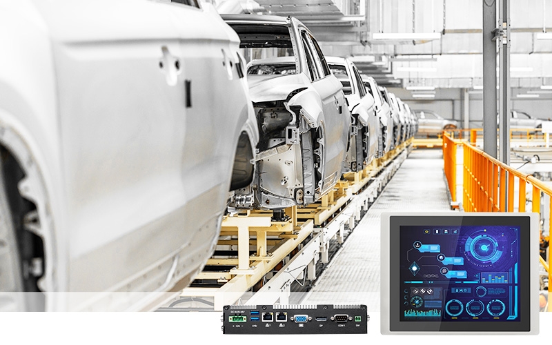 Car Factory Introduces Cincoze’s CV-117/P1101 Industrial Panel PC as Production Line Industrial HMI