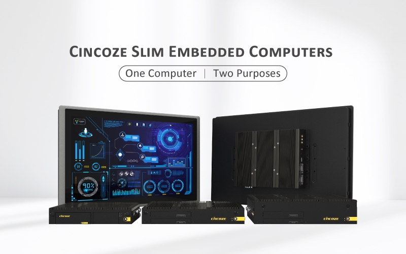 Cincoze Slim Embedded Computers — Demonstrating the Power of One Computer / Two Purposes