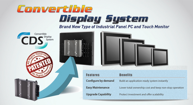 Cincoze Revolutionary Convertible Display System (CDS) Offers Simple Transformation with a three-step installation