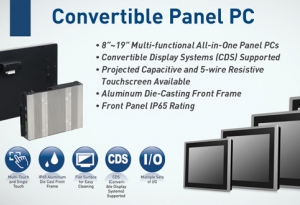 Cincoze Convertible Panel PC Combines Innovative Modularity, Rugged Design that Fulfills Wide Range of Applications.