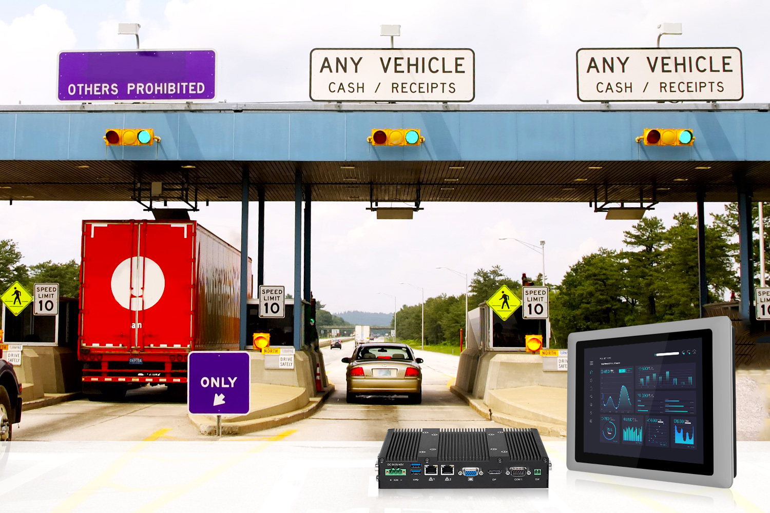 Cincoze CS-115 / P1101 Increases Working Efficiency for Highway Toll Collection Terminals