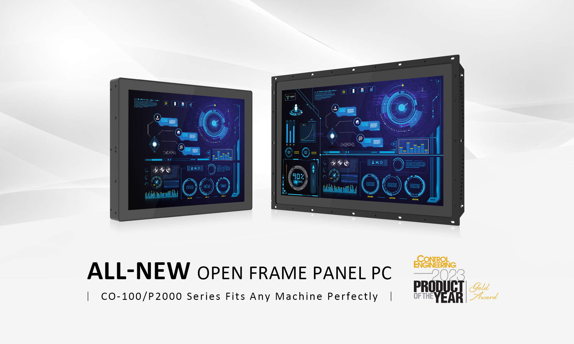 All new open frame panel pc - CO-100/P2002 Series Fits Any Machine Perfectly