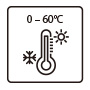 wide temperature support (0-70°C)
