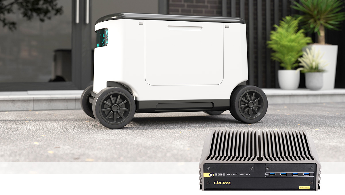 Cincoze GM-1000 Powers Last-Mile Autonomous Delivery Robots