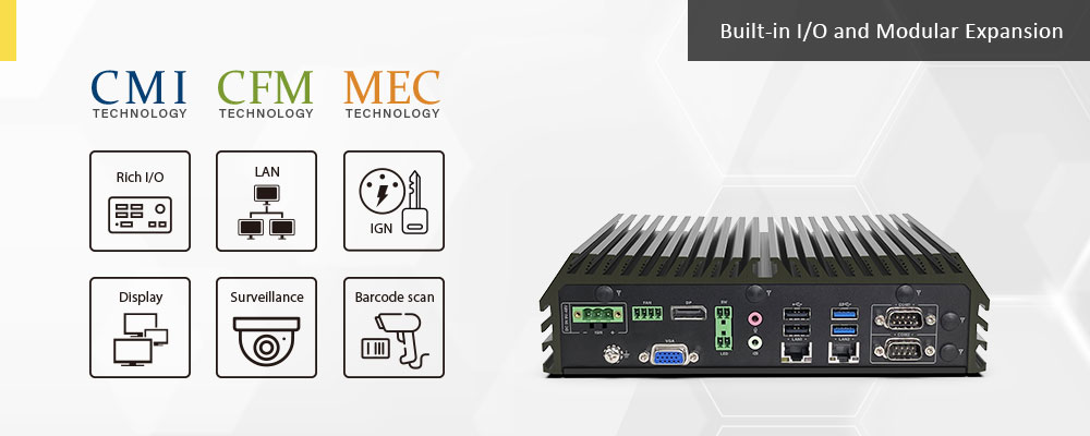 Built-in I/O and Modular Expansion