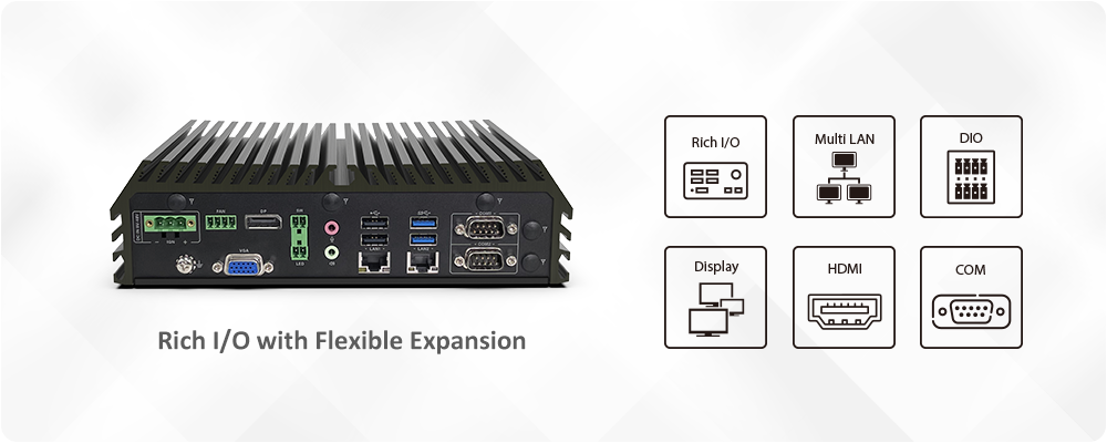 Rich I/O with Flexible Expansion