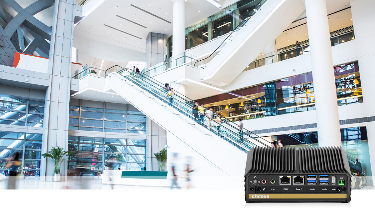 Cincoze DA-1100 Automates Smart Shopping Malls, Improving Operations and Saving Energy