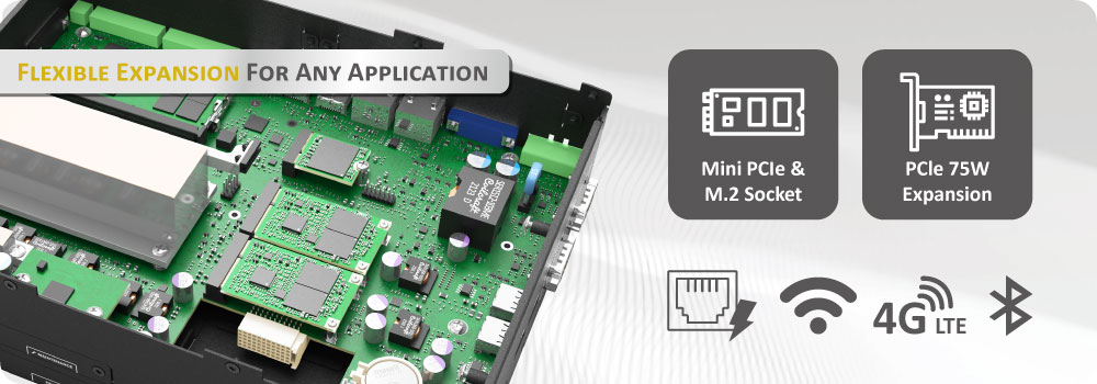 丰富 I/O 搭配模组化扩充