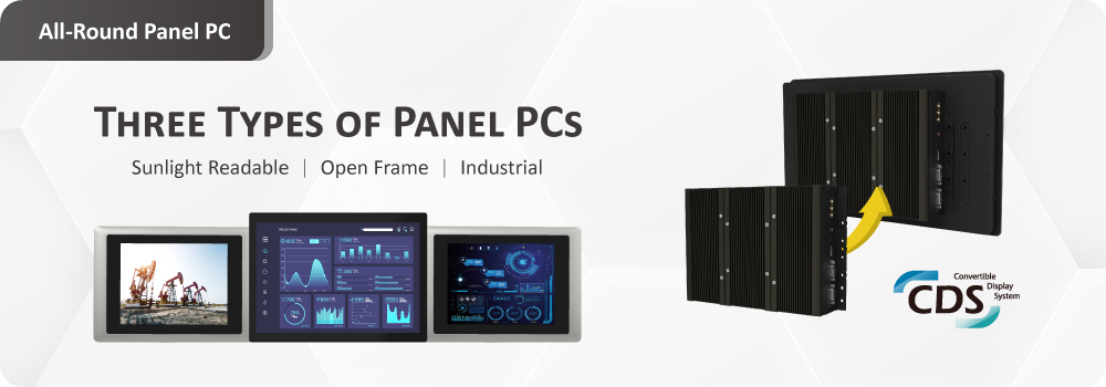 All-round panel PC (industrial, outdoor, open frame)