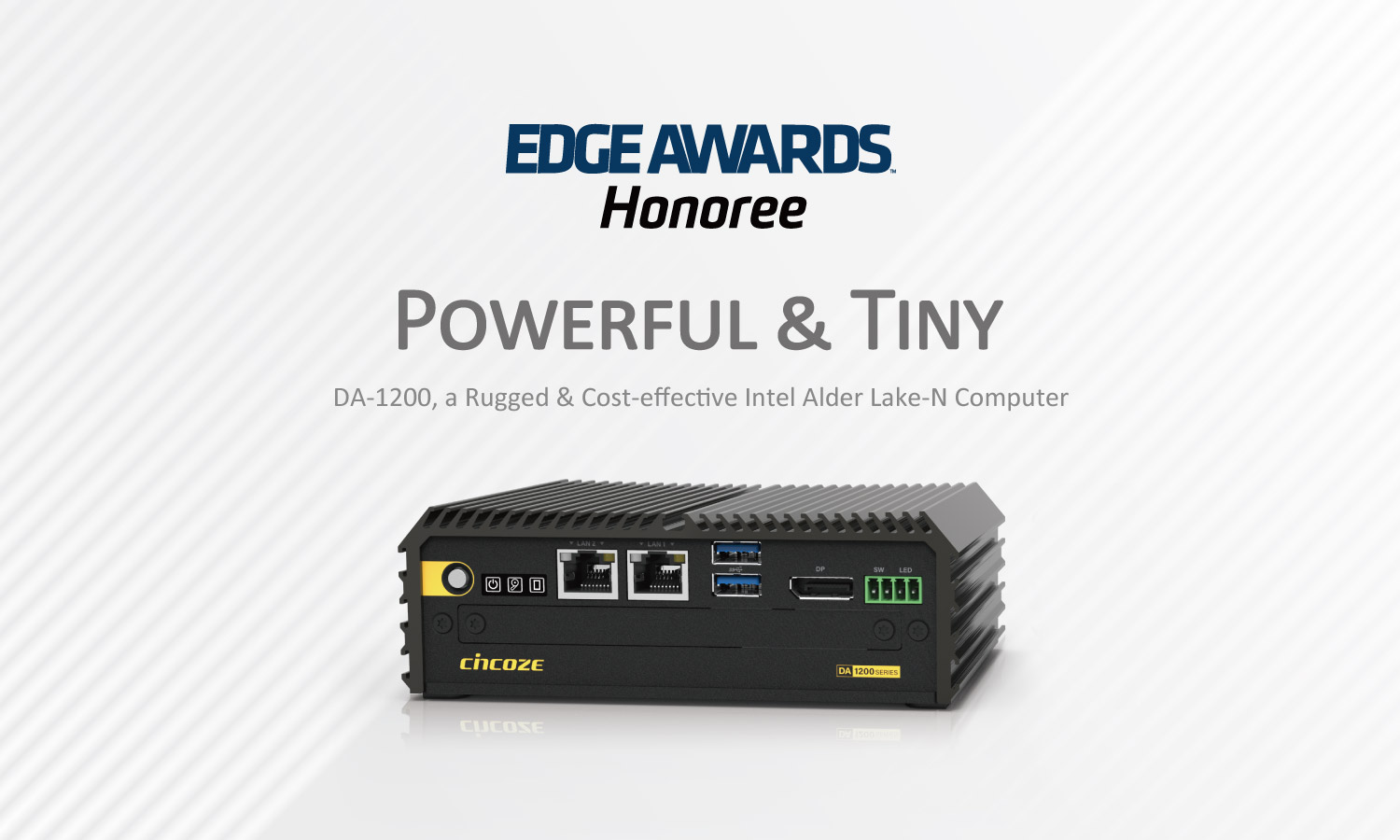 Powerful & Tiny - DA-1200, a Rugged & Cost-effective Intel Alder Lake-N Computer