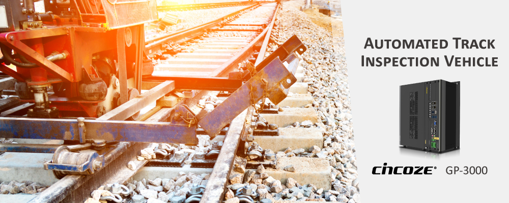 Automated track inspection vehicle
