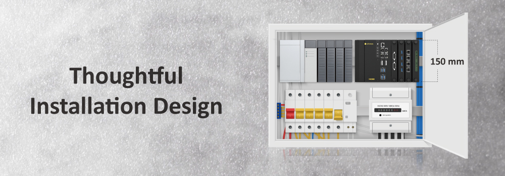 Ideal for enclosures and cabinets Ideal for enclosures and cabinets