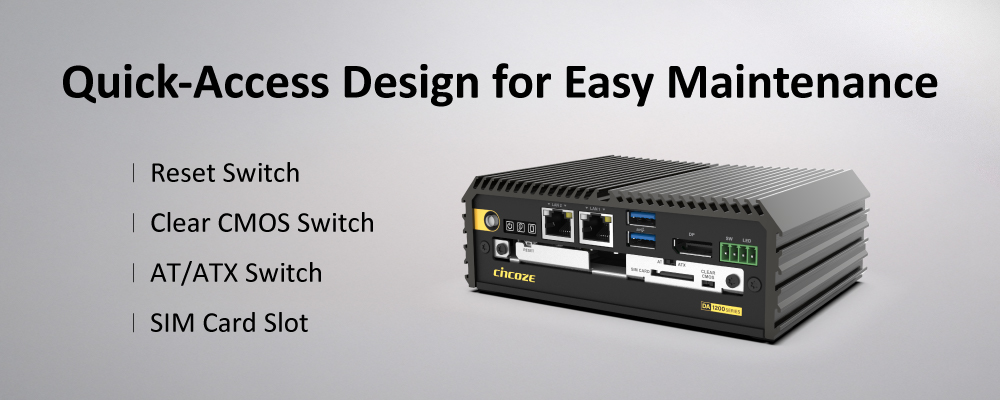 Easy Maintenance, Minimal Downtime Costs Easy Maintenance, Minimal Downtime Costs