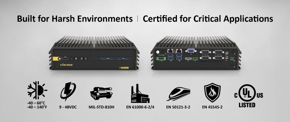 Certified for Multiple Market Verticals Certified for Multiple Market Verticals