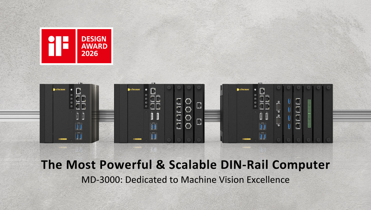 Cincoze DIN-Rail Embedded Computer Wins 2026 iF Design Award