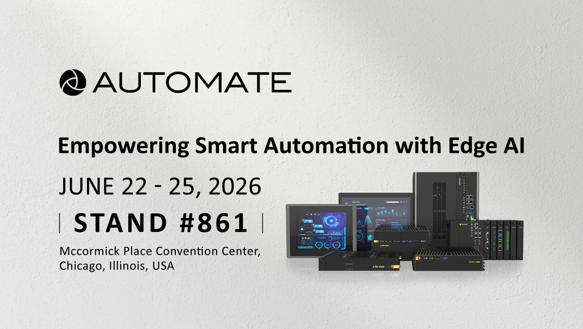Automate 2026: Cincoze to Showcase Edge AI Computing and Automation Solutions Automate 2026: Cincoze to Showcase Edge AI Computing and Automation Solutions