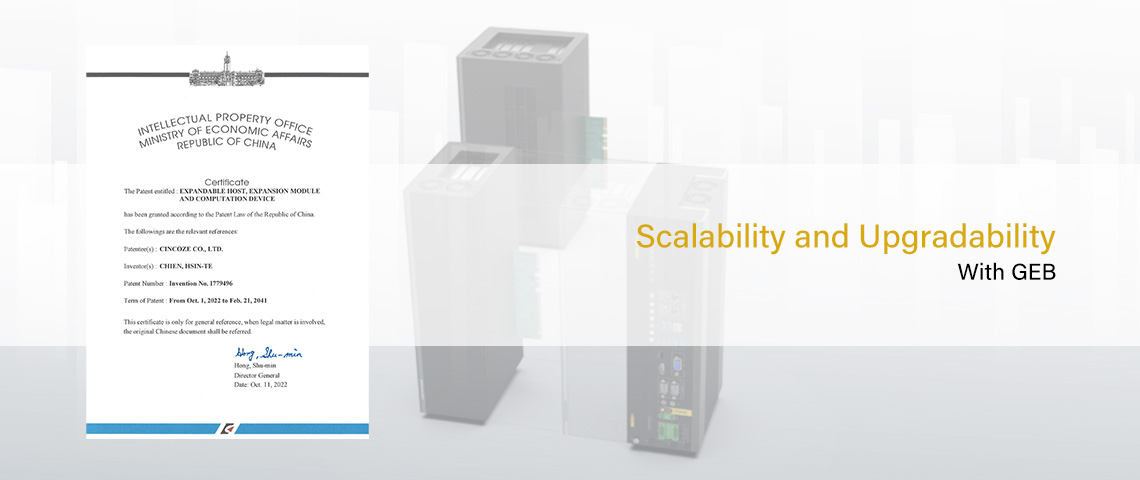 Scalable with Expansion Modules（Patent No.: I779496）