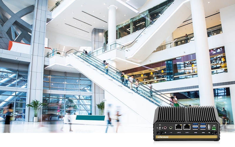 Cincoze DA-1100 Automates Smart Shopping Malls, Improving Operations and Saving Energy