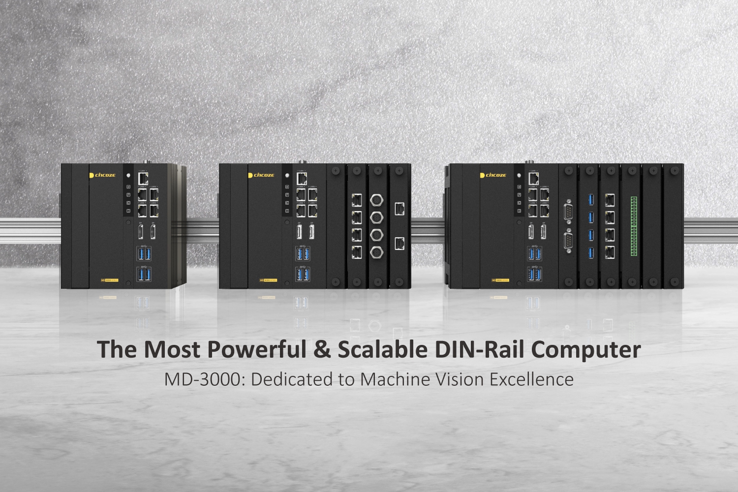 [ Product Spotlight ] Cincoze High-Performance Scalable DIN-Rail Embedded Computer (MD-3000 Series)