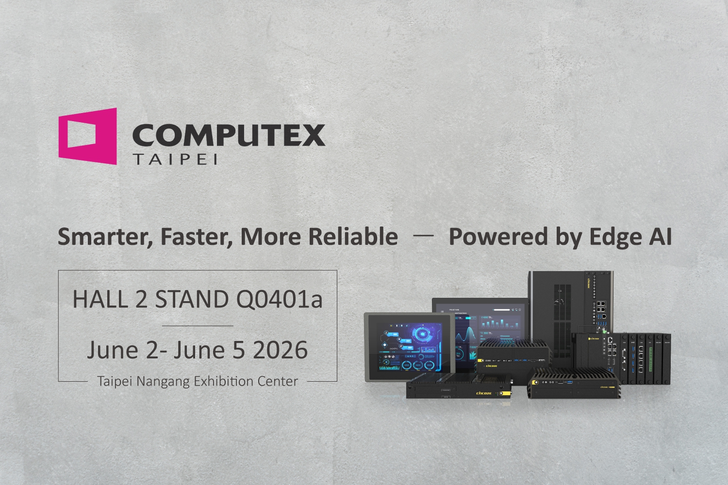 Cincoze to Showcase Comprehensive Edge AI Solutions at Computex 2026
