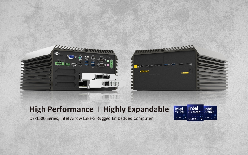[ Product Spotlight ] Cincoze Hochleistungs- und PCIe-erweiterbare Industrie-Computer (DS-1500 Serie)