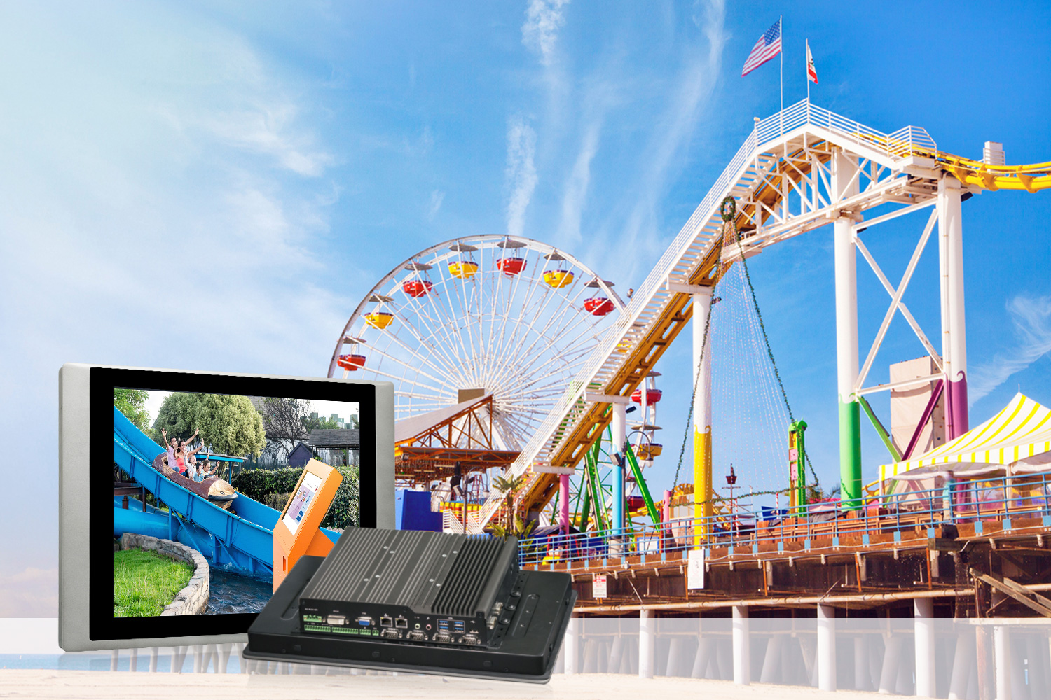More Fun, Less Wait - A Water Park Eliminated Lines with Cincoze Powered Virtual Queue Kiosks More Fun, Less Wait - A Water Park Eliminated Lines with Cincoze Powered Virtual Queue Kiosks