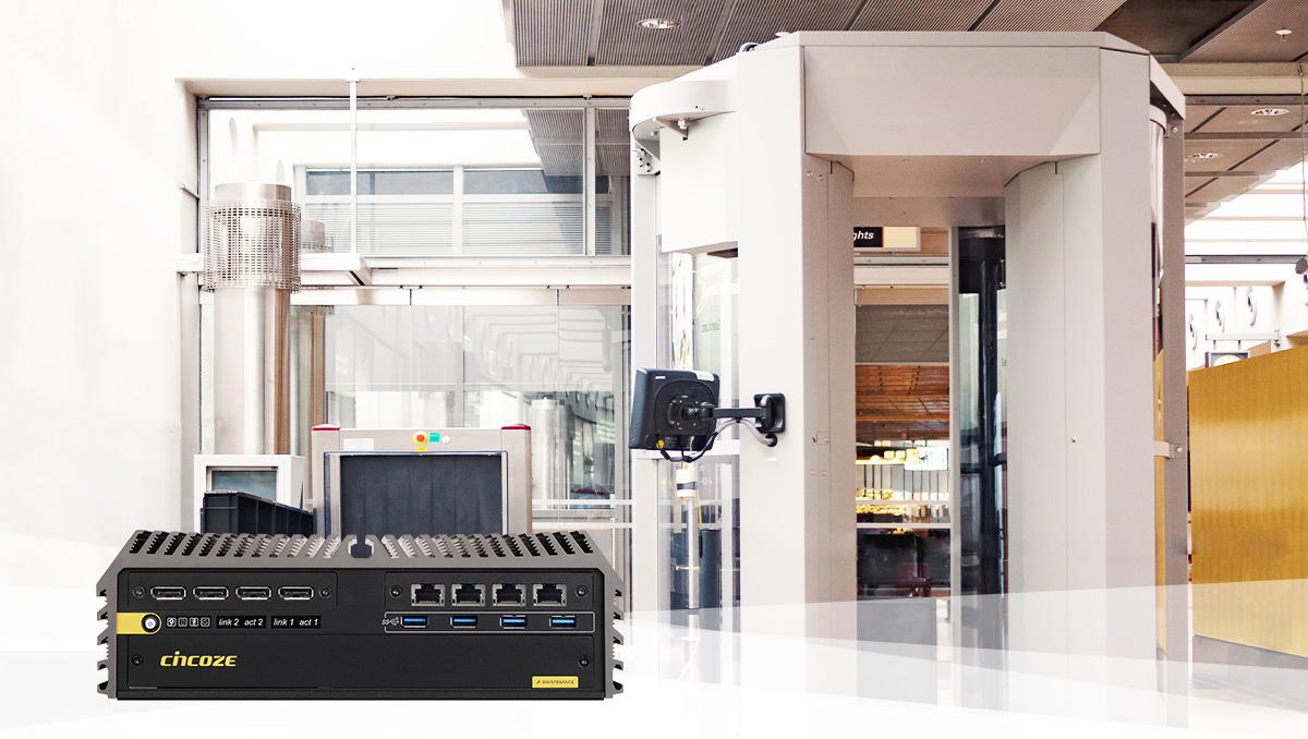 Cincoze GM-1000 Enhanced Efficiency of Full-Body X-ray Scanners for Airport Security Cincoze GM-1000 Enhanced Efficiency of Full-Body X-ray Scanners for Airport Security