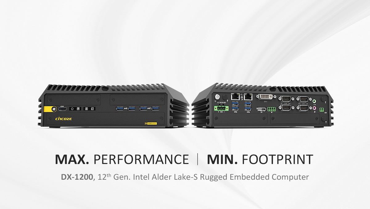 Cincoze releases the high-performance & compact embedded computer DX-1200 for industrial automation Cincoze releases the high-performance & compact embedded computer DX-1200 for industrial automation