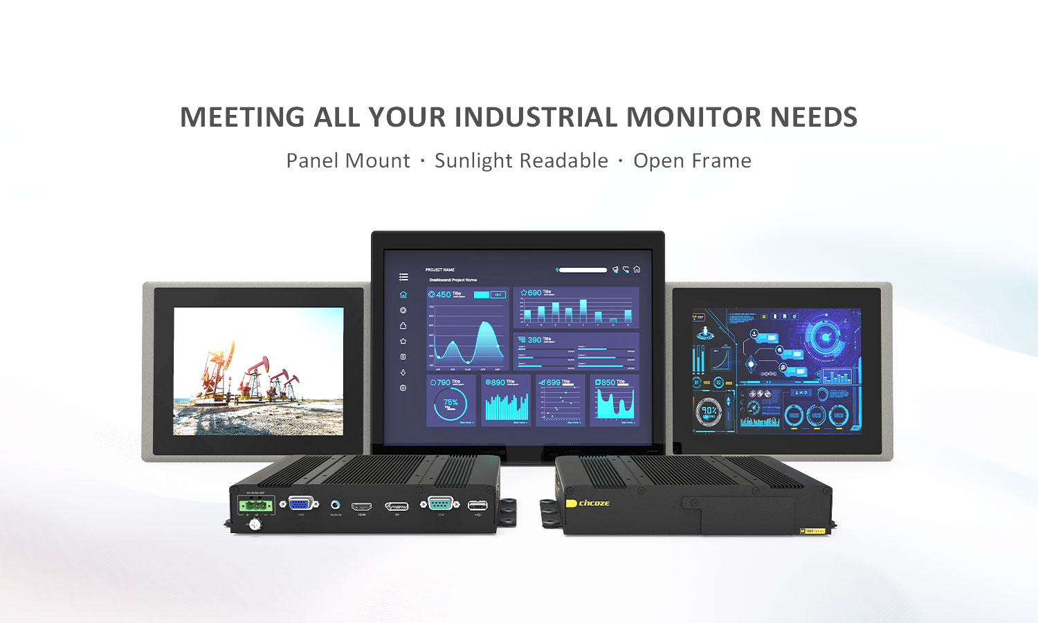 Cincoze M1101, Meeting All Your Industrial Monitor Needs, Panel Mount, Sunlight Readable, Open Frame Cincoze M1101, Meeting All Your Industrial Monitor Needs, Panel Mount, Sunlight Readable, Open Frame