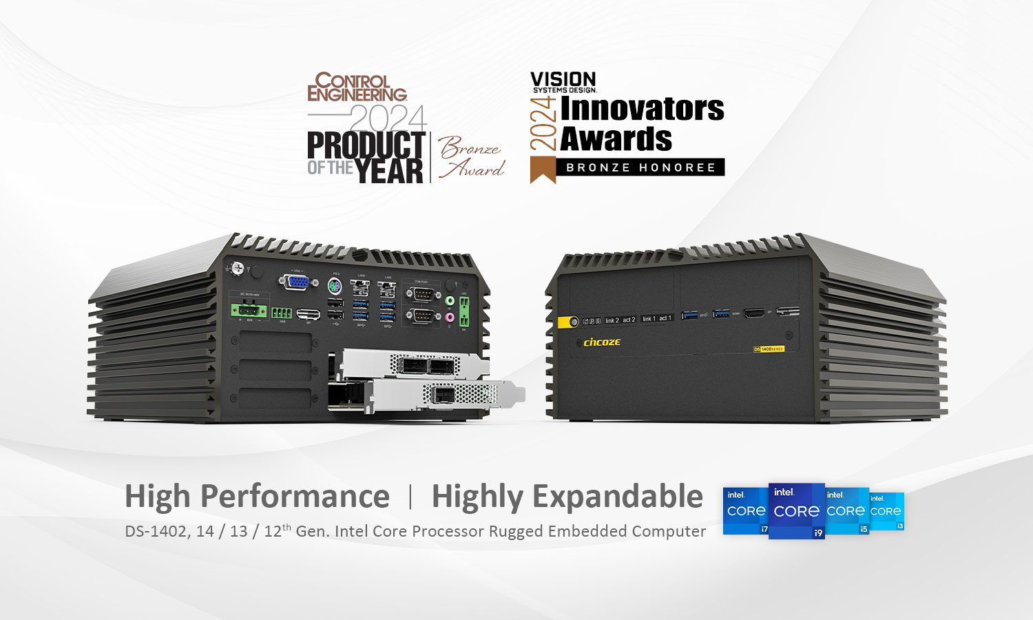 DS-1402, 12th Gen. Intel Alder Lake-S Rugged Embedded Computer DS-1402, 12th Gen. Intel Alder Lake-S Rugged Embedded Computer