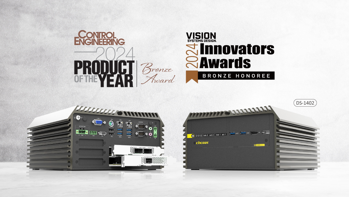 Cincoze DS-1402 gewinnt Control Engineering und Vision System Design Awards Cincoze DS-1402 gewinnt Control Engineering und Vision System Design Awards