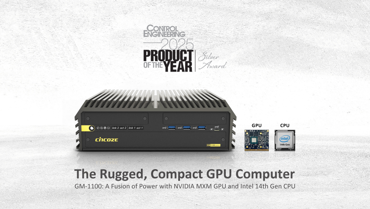 Cincoze 嵌入式 MXM GPU 电脑荣获 2025 年度产品大奖! Cincoze 嵌入式 MXM GPU 电脑荣获 2025 年度产品大奖!