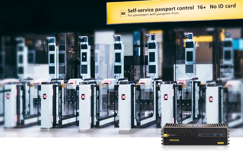 Airport accelerates e-Gate with Cincoze Industrial Computer