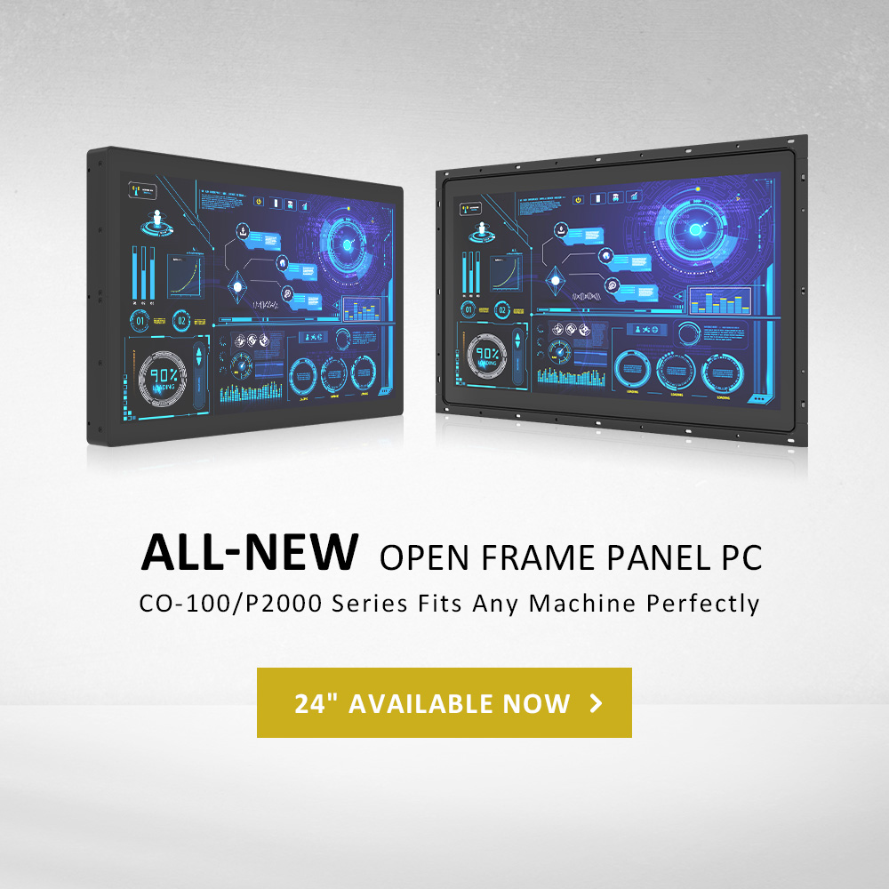 24-inch High Performance Open Frame Panel PC Available Now! (CO-100/P2000 Series)