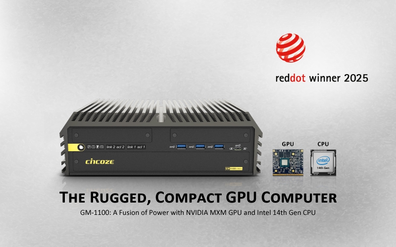 [ Product Spotlight ] Cincoze GM-1100 Embedded MXM GPU Computer