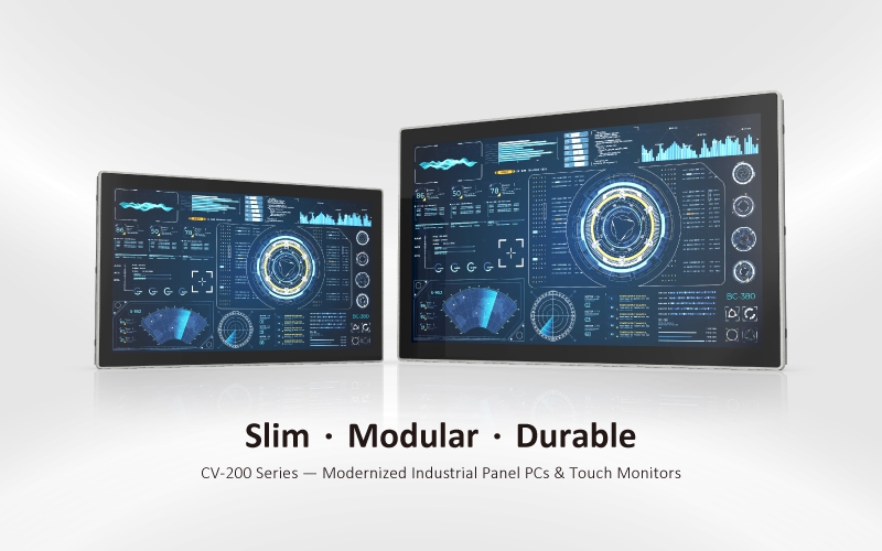 Cincoze Launches New Slim Industrial Display Solutions for Enhanced HMI and Visualization