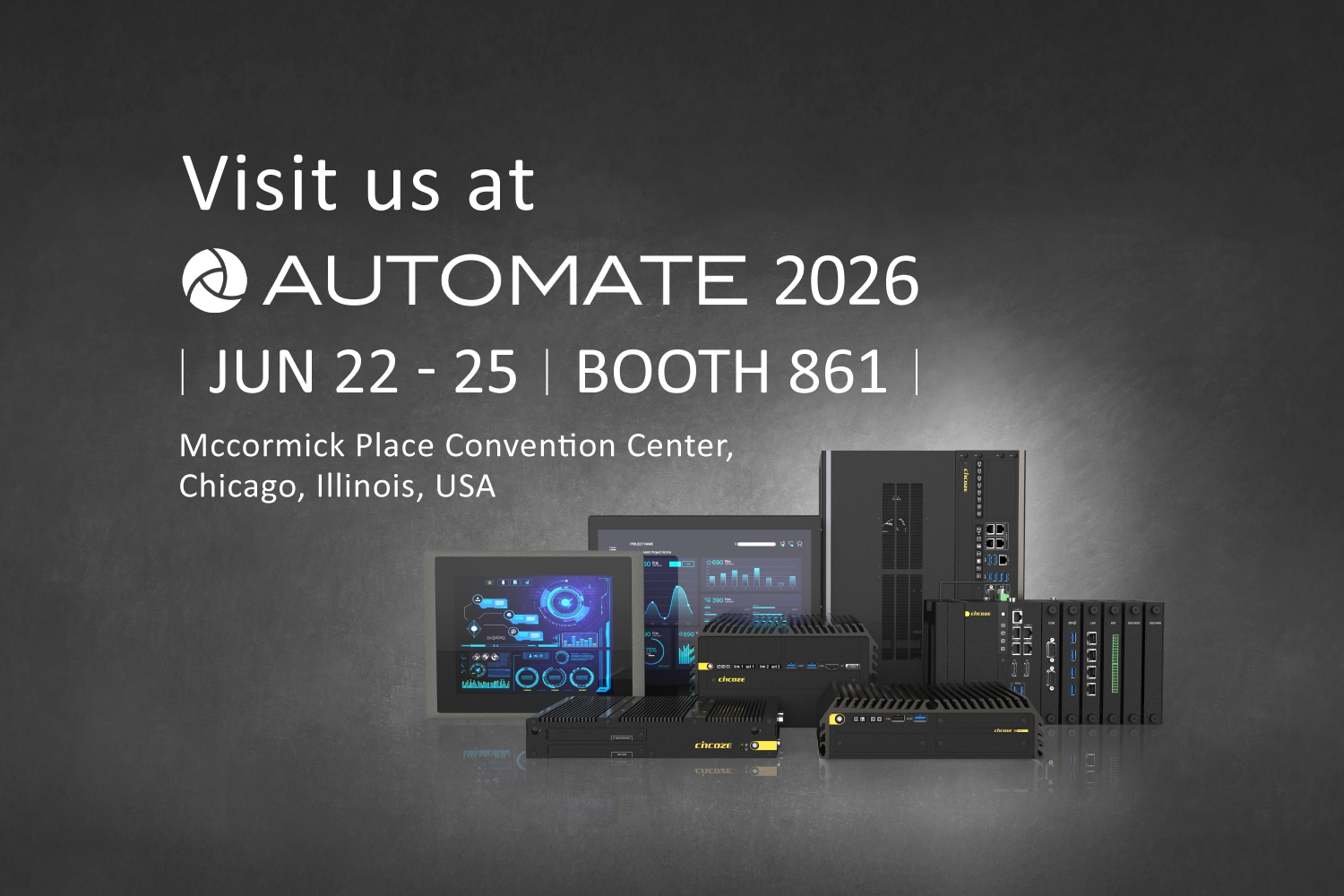 Visit Cincoze at Automate 2026!