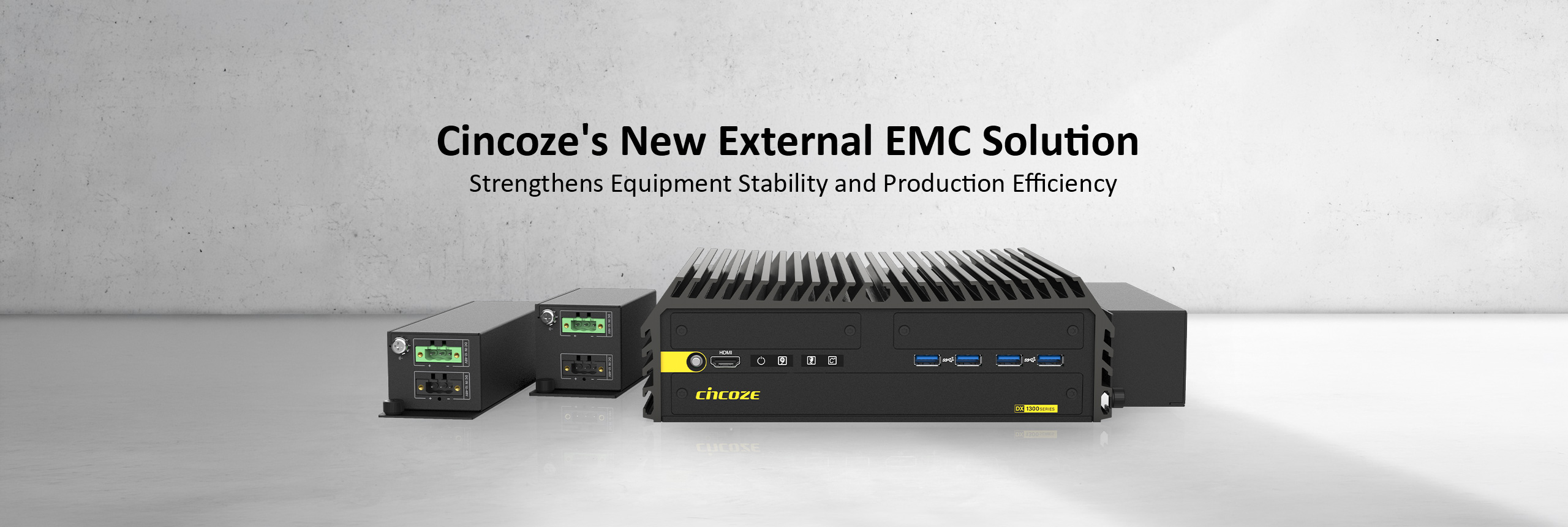 Cincoze's New External EMC Solution Strengthens Equipment Stability and Production Efficiency