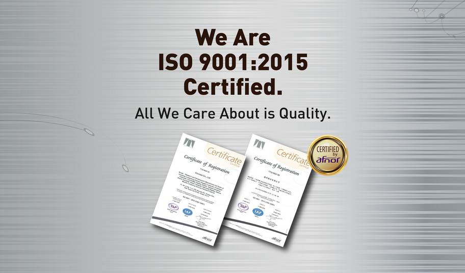 Cincoze is Officially ISO 9001:2015 (CNS 12681) Certified Now
Cincoze is Officially ISO 9001:2015 (CNS 12681) Certified Now
