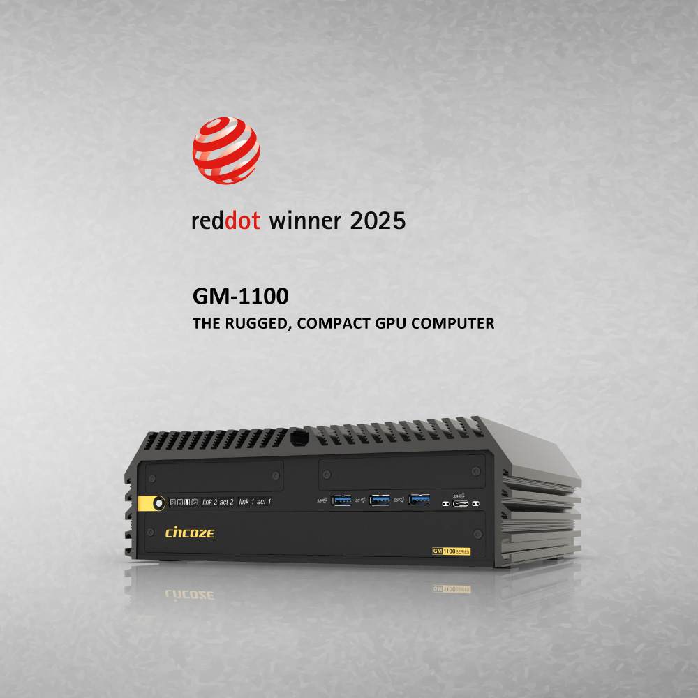 雙倍榮耀！Cincoze MXM GPU 電腦榮獲紅點設計獎與 Vision Systems Design 創新獎殊榮