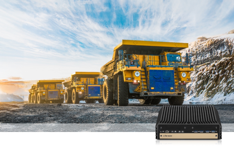 Cincoze DX-1100 打造自動駕駛採礦車的智慧中樞
