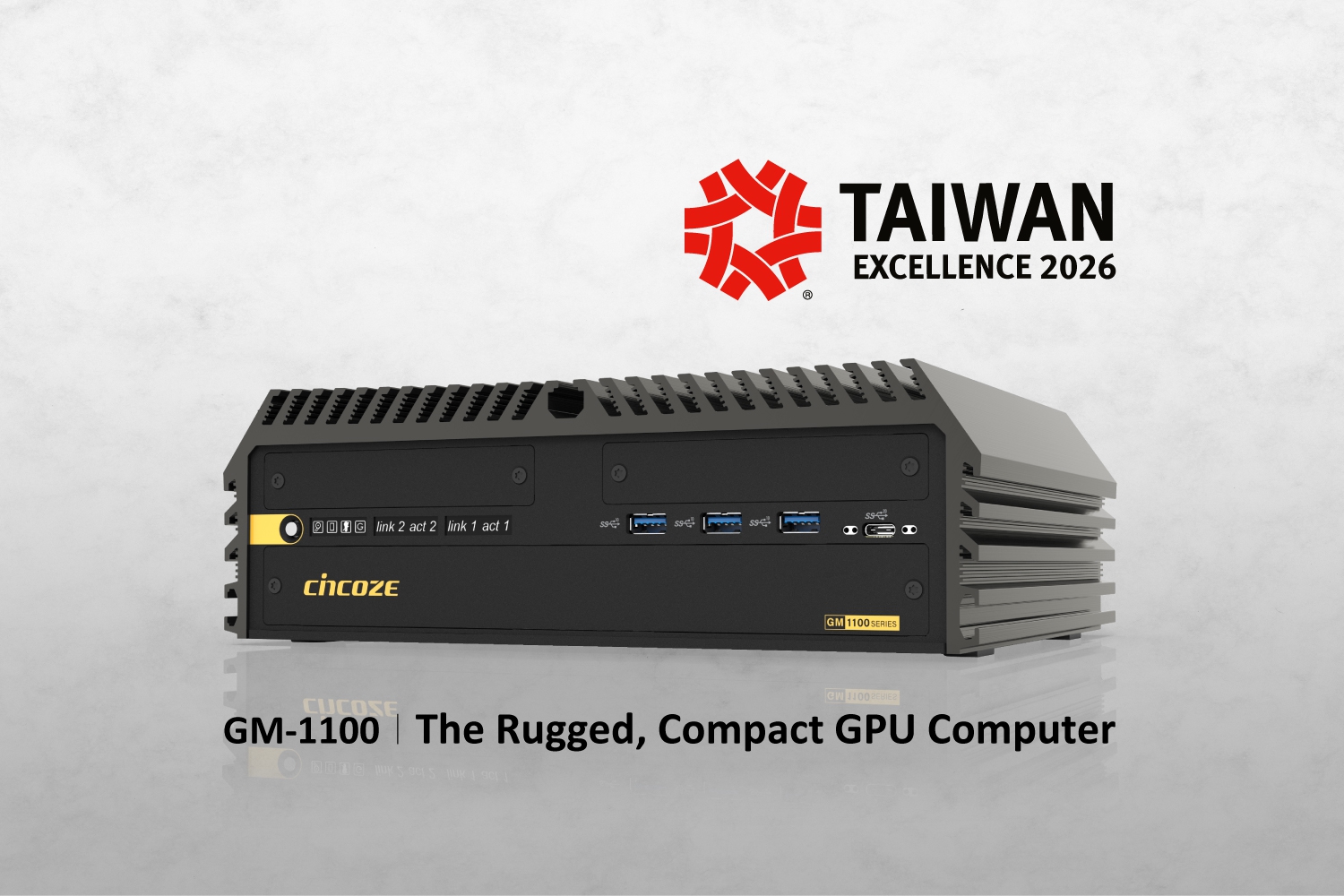 榮耀見證實力 — Cincoze MXM GPU 電腦奪下 2026 台灣精品獎